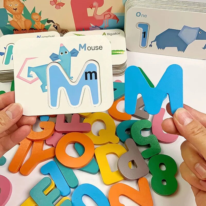 Montessori Alphabet Numbers Fl - Kids Education Number 评论和价格