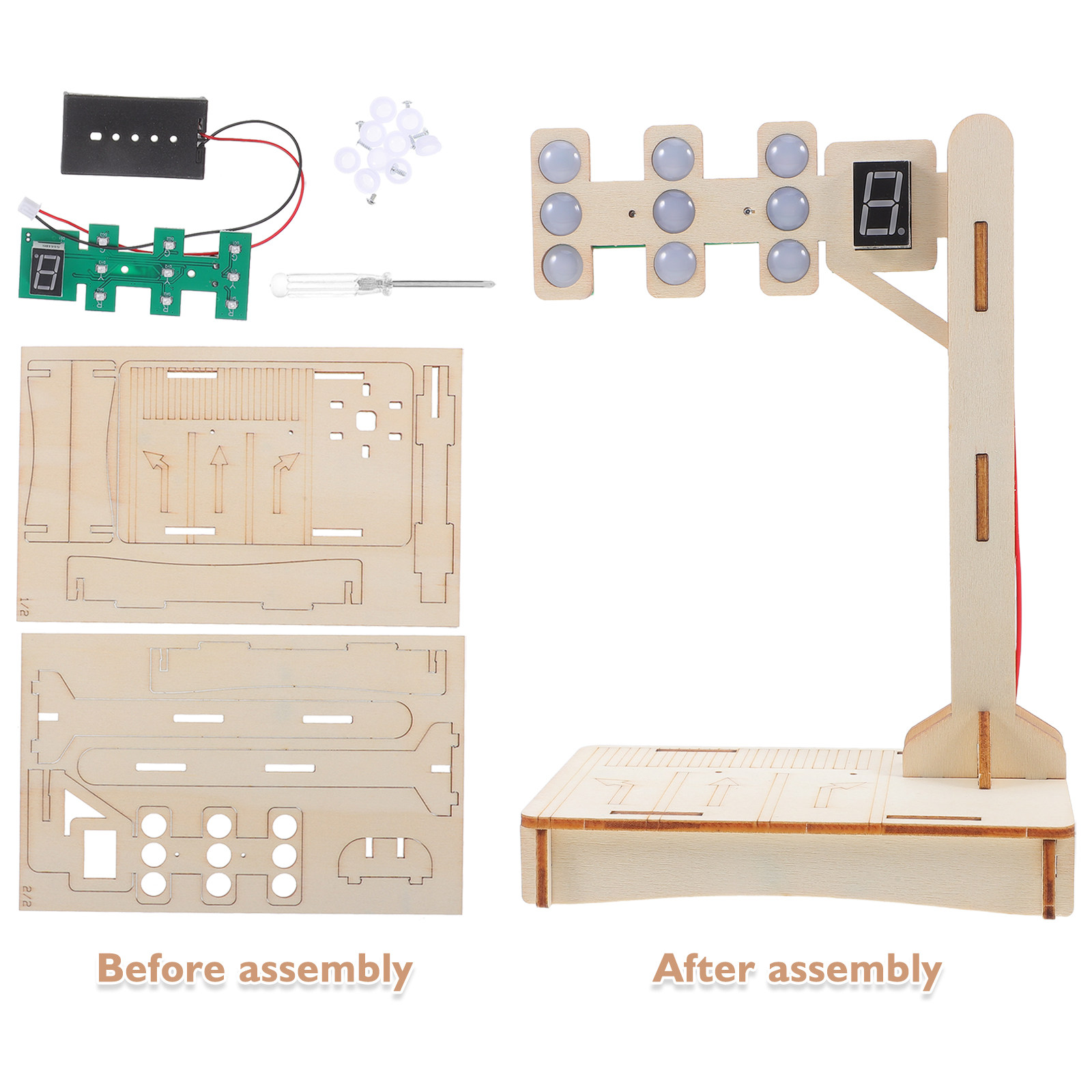 Traffic Light STEM Science Kit - Kids Education Activities 评论和价格